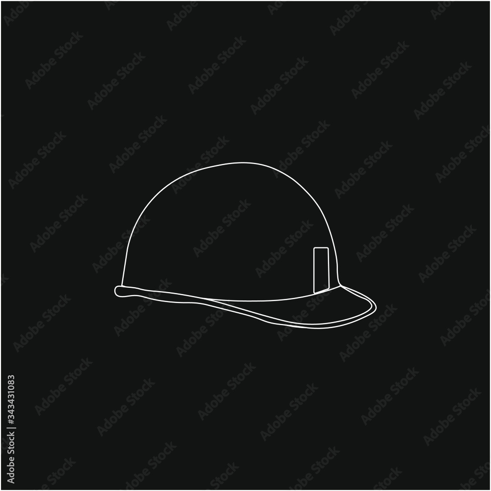 bricklayer's helmet. illustration for web and mobile design. bricklayer's helmet. illustration for web and mobile design.