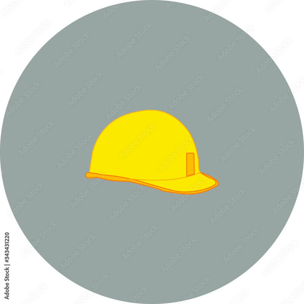 bricklayer's helmet. illustration for web and mobile design. bricklayer's helmet. illustration for web and mobile design.