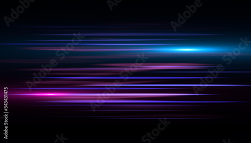 Glowing streaks.Beautiful light flares on dark background. Luminous abstract sparkling lined background. light effect wallpaper.
