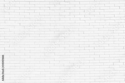 Modern white brick wall texture background for wallpaper and graphic web design.