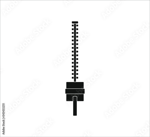 gardening electric hedge trimmer. illustration for web and mobile design.