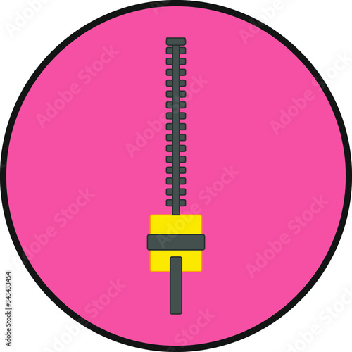 gardening electric hedge trimmer. illustration for web and mobile design.