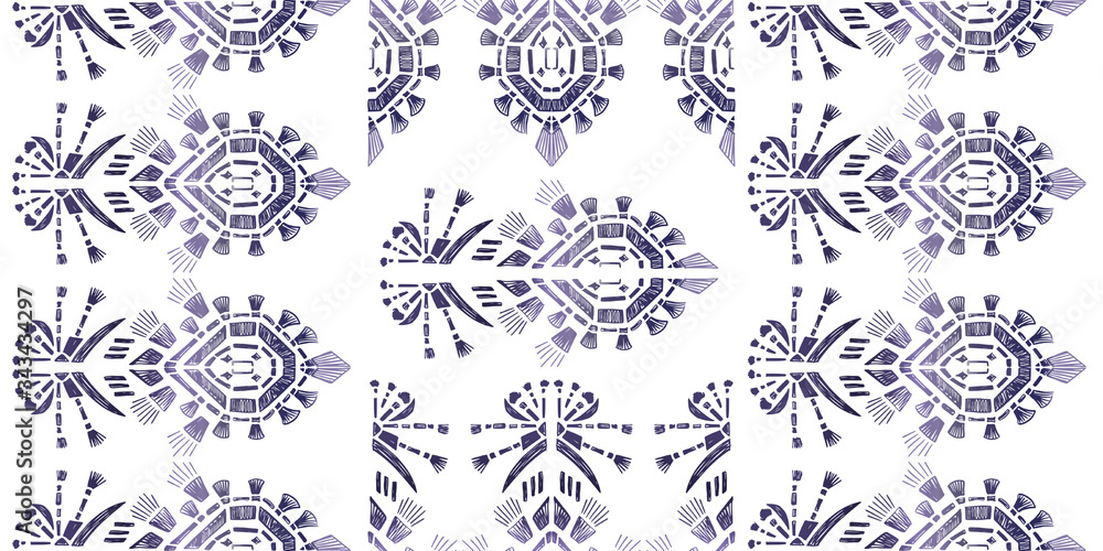 Ornamental print pattern. Decorative texture for surface design. Filigree vector ornament