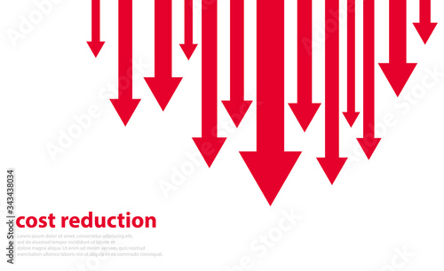 Crisis. Graphs and charts templates. Business infographics. Statistic and data, bankruptcy, financial crisis, money loss, down arrow, economy reduction. Financial chart. Vector illustration.
