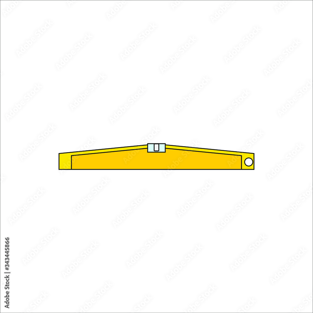 bricklayer level. illustration for web and mobile design.