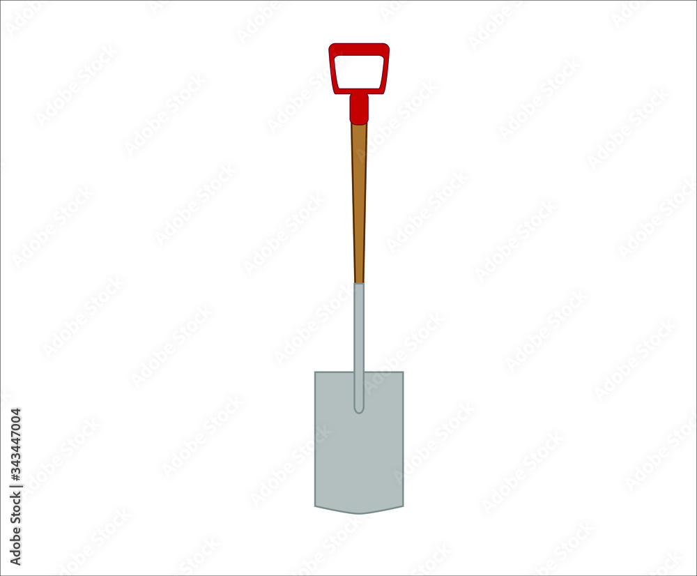 gardener shovel. illustration for web and mobile design. gardener shovel. illustration for web and mobile design.