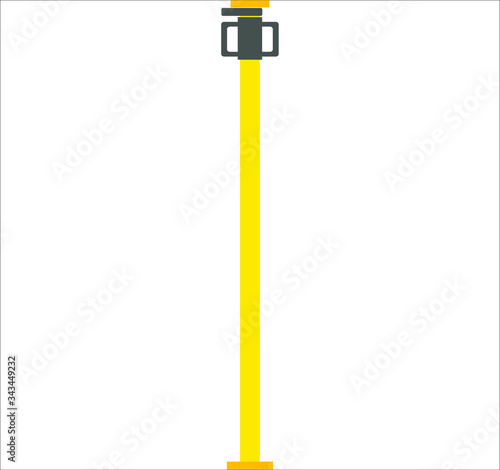 bricklayer prop. illustration for web and mobile design.