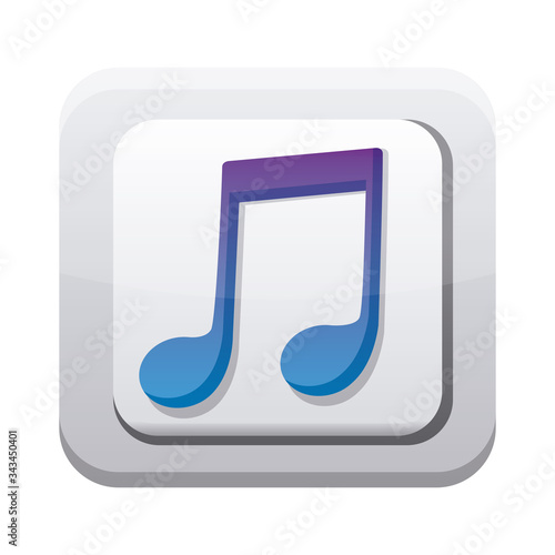 music app button menu icon