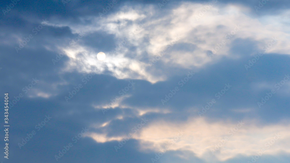 Blue sky background with white clouds. Blue sky background with white clouds.