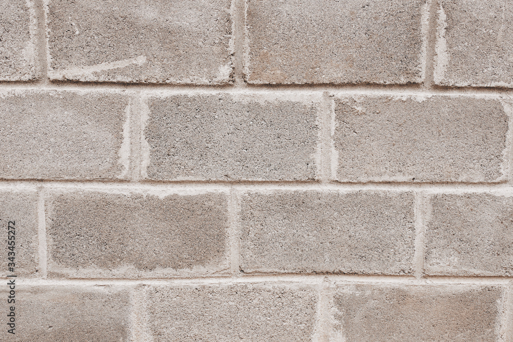 Obraz premium Grey brick old wall texture. Background concept