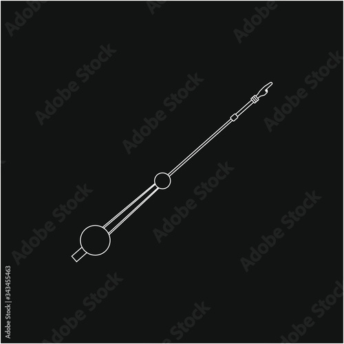 A yad is a Jewish ritual pointer, popularly known as a Torah pointer. illustration for web and mobile design.