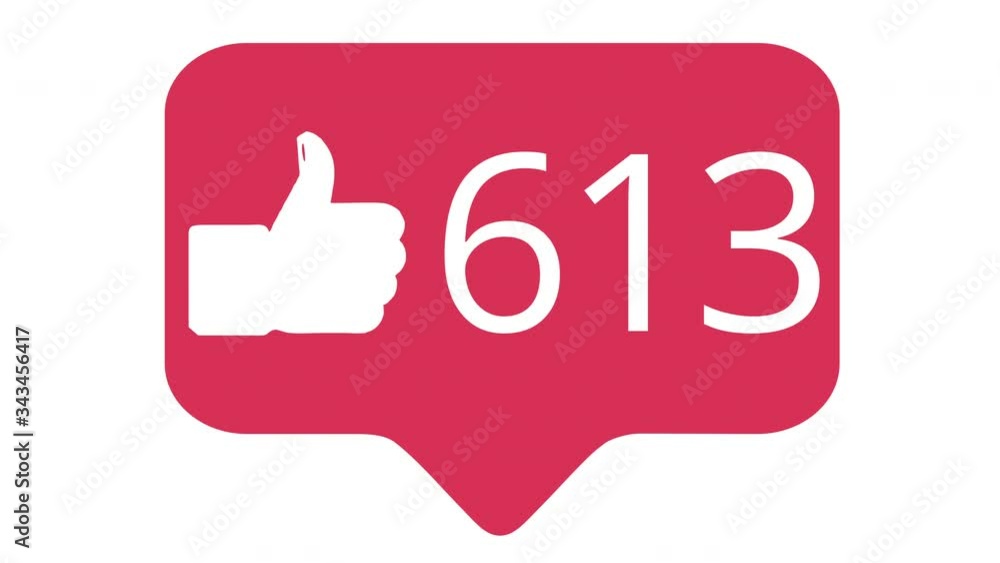 shows clicks over time on a white background of a generic social media like counter shows clicks over time on a white background of a generic social media like counter