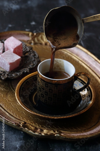 Turkish coffee and Turkish delight