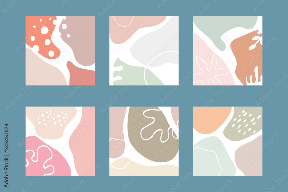 backgrounds with freehand shapes