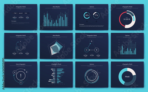 Big set of infographics elements. EPS10. Stock vector