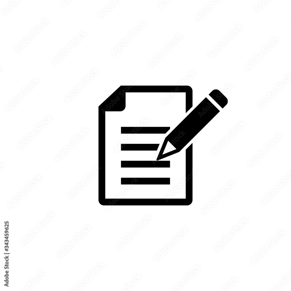 Write icon, Write sign and symbol vector design Write icon, Write sign and symbol vector design