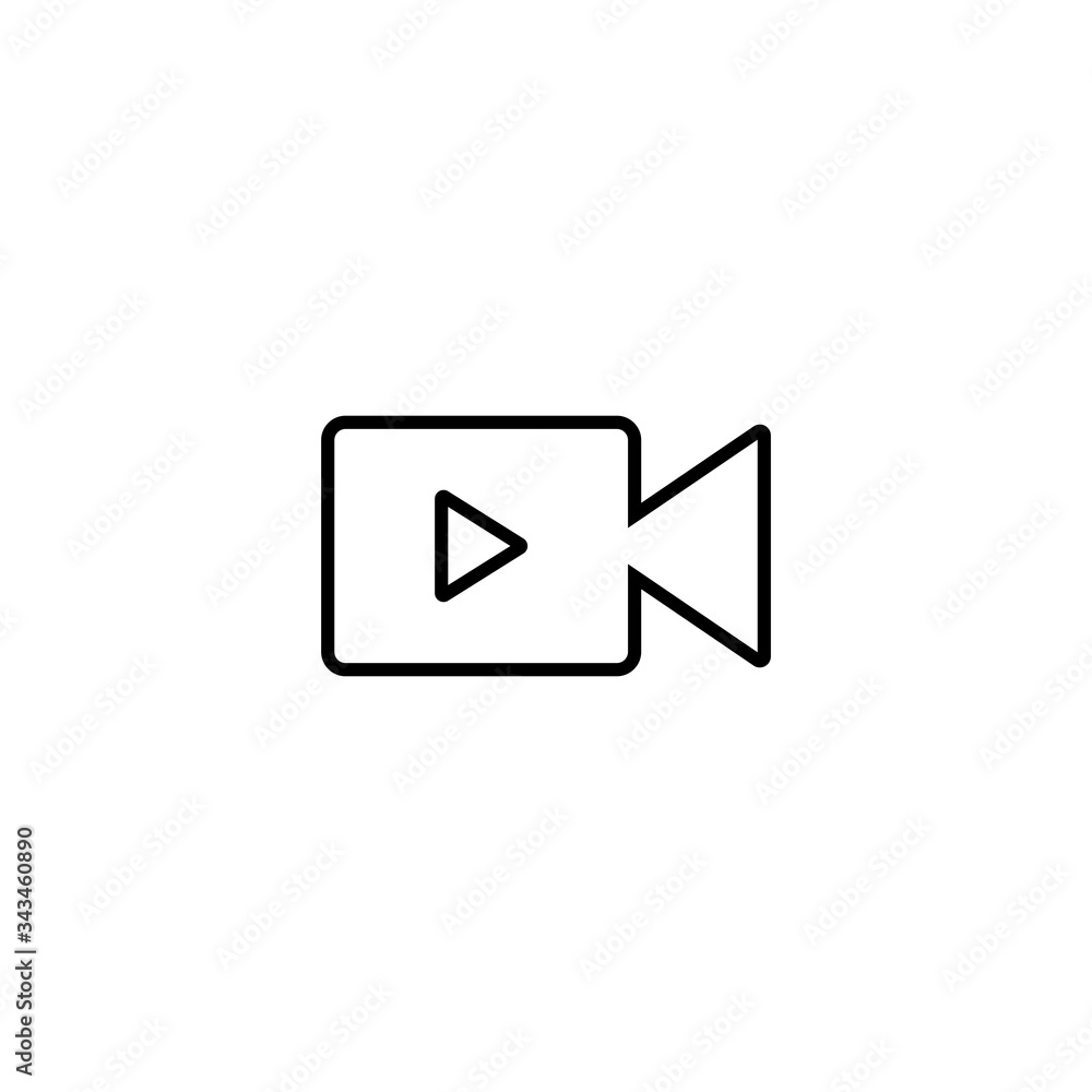 video icon, movie icon, video sign and symbol vector design video icon, movie icon, video sign and symbol vector design