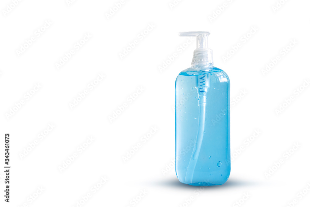 Alcohol gel on white background. Hand sanitizer cleaners for anti Bacteria and virus. Coronavirus or covid-19 protection concept. Alcohol gel on white background. Hand sanitizer cleaners for anti Bacteria and virus. Coronavirus or covid-19 protection concept.