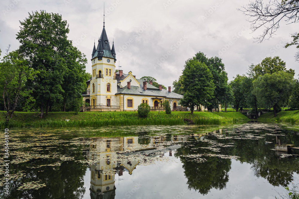 Palace in Olszanica, Bieszczady, Poland, central Europe