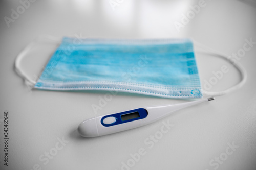 medical thermometer and medical mask