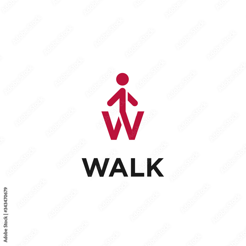 walk logo icon vector designs walk logo icon vector designs