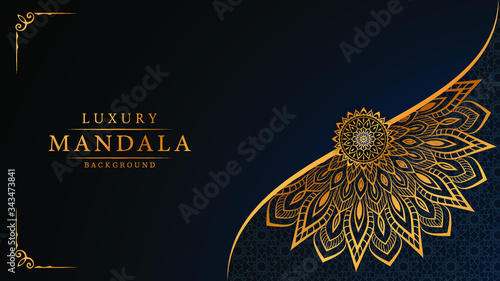 Mandala design for Wedding card, book cover.