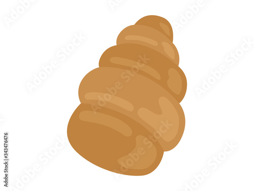 チョココロネパンのイラスト