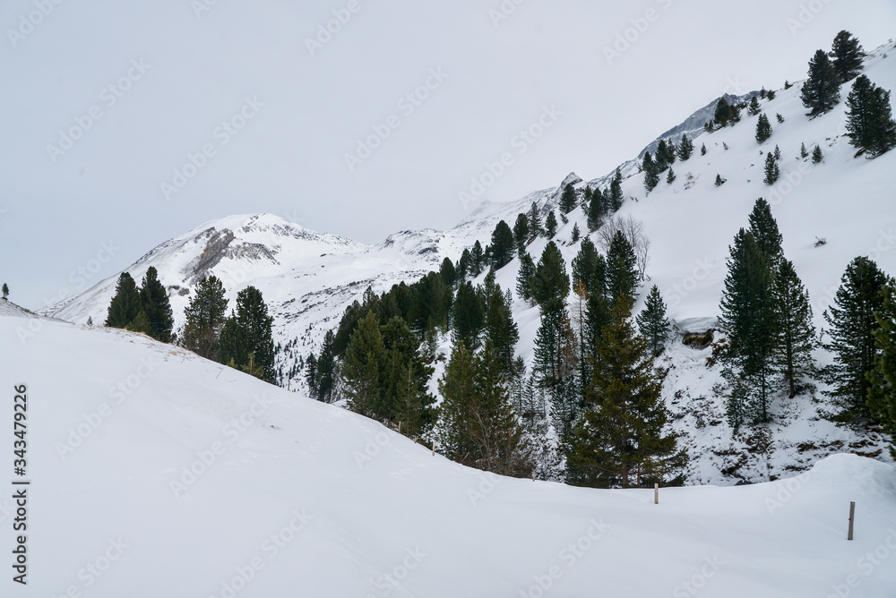ski resort in the austrian alps