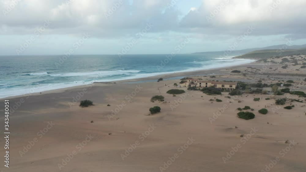 sardinia sand landscape aerial sardinia sand landscape aerial