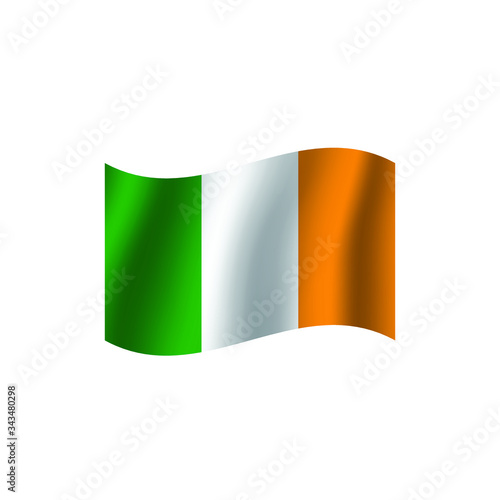 Free Download Ireland flag. Nation vector Ireland  
 flag - GFXLoad