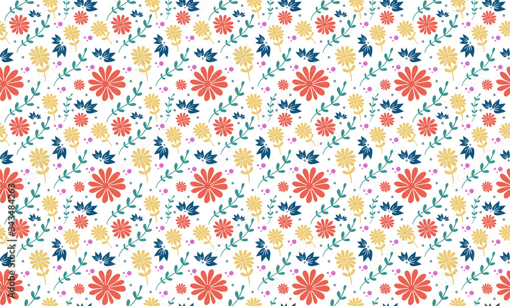 Minimalist Floral Seamless Pattern For Textile and Prints Beautiful Paper Wrapping Minimalist Floral Seamless Pattern For Textile and Prints Beautiful Paper Wrapping