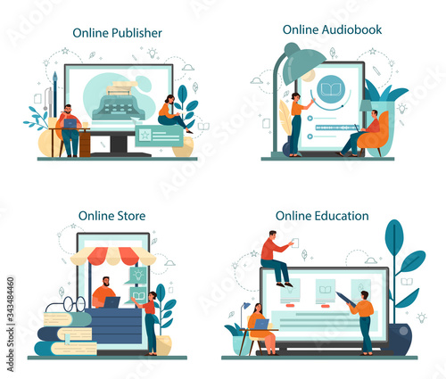 Professional writer or journalist online service or platform