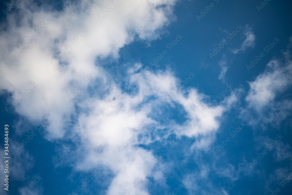 White cloud on blue sky background. White cloud on blue sky background.