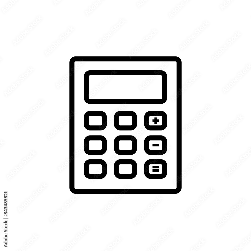 Calculator Icon Design Logo Vector Template Calculator Icon Design Logo Vector Template