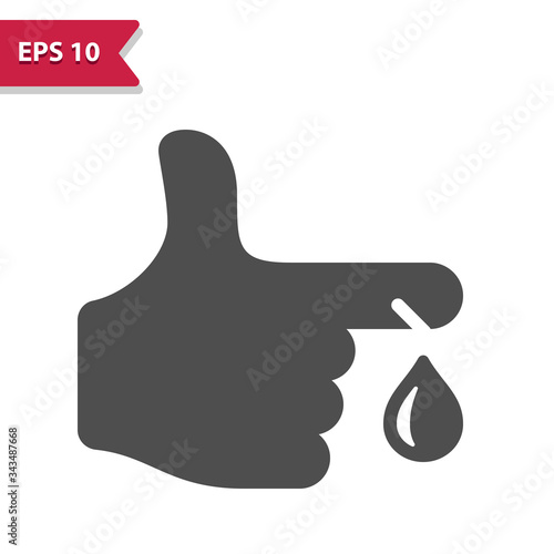 Blood Glucose Test Icon