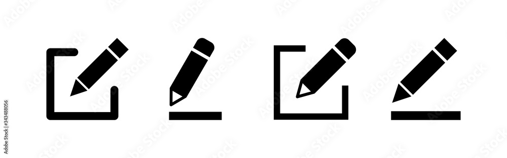 Edit icons set. Pencil icon. sign up Icon vector Edit icons set. Pencil icon. sign up Icon vector