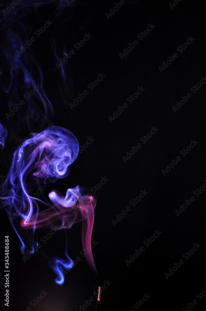 Obraz premium Barwny dym