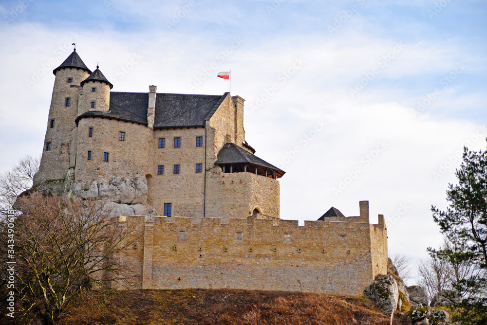 castle in the castle in Bobolice