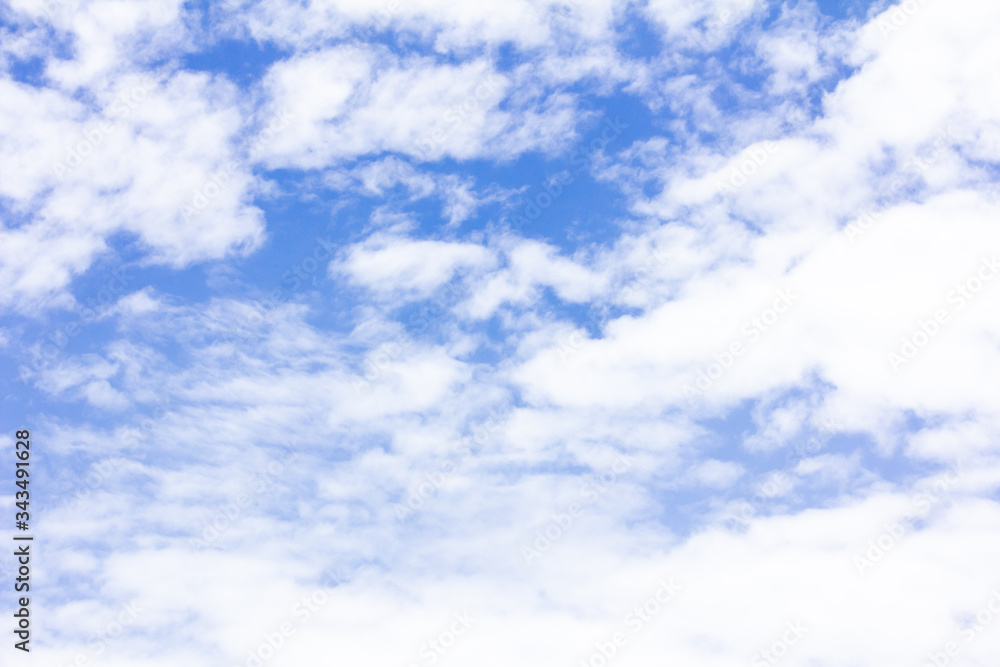Clear blue color sky with white cloud background Clear blue color sky with white cloud background