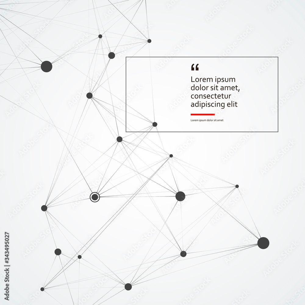 Abstract polygonal with connecting dots with lines Abstract polygonal with connecting dots with lines