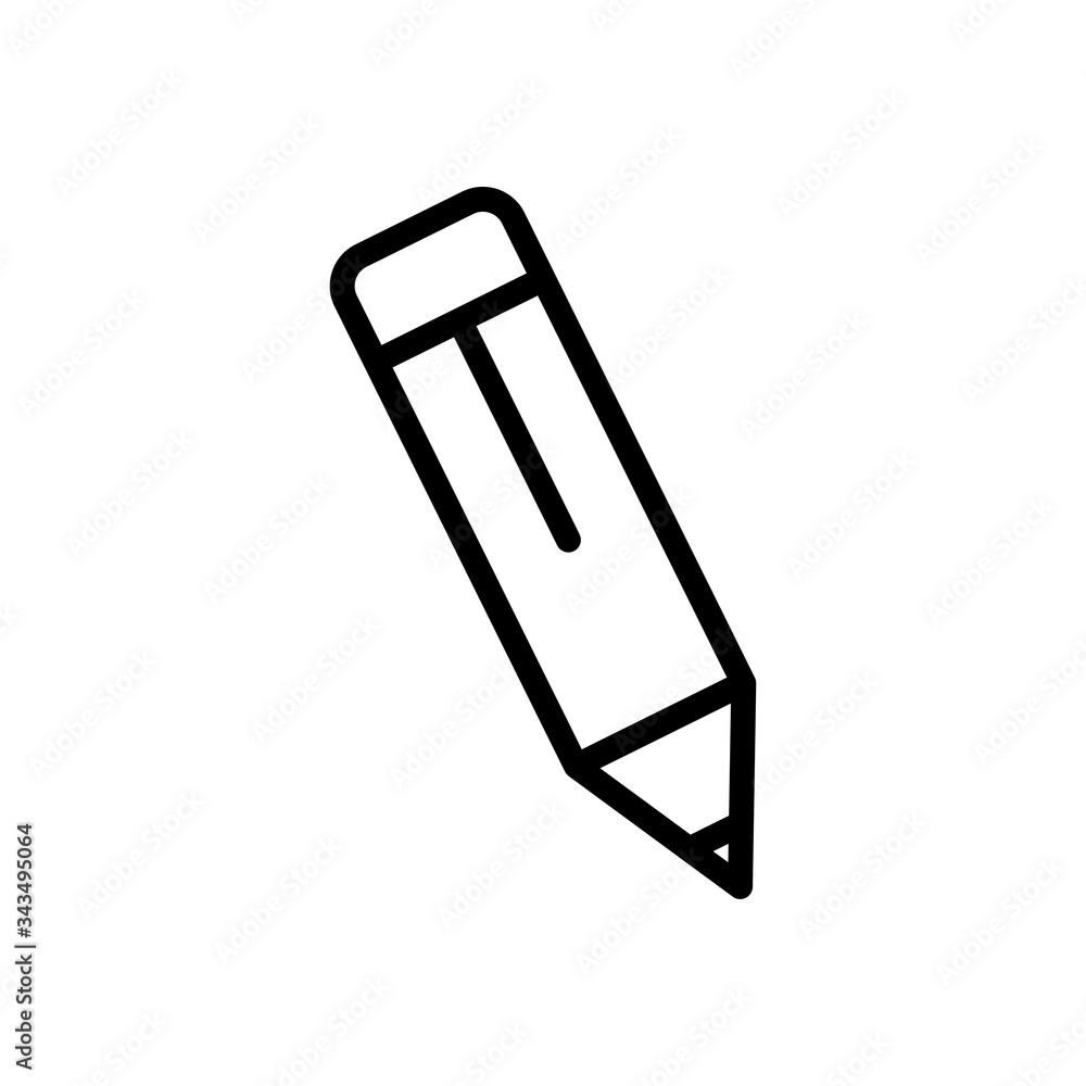 Pencil line icon Pencil line icon