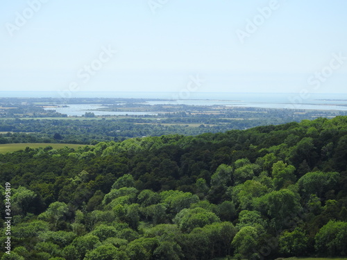 Panorama w bliskości miasta Chichester w Anglii