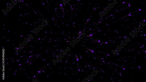 particles galaxy dot motion animation 