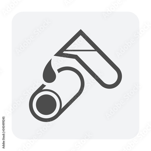 pipe testing icon