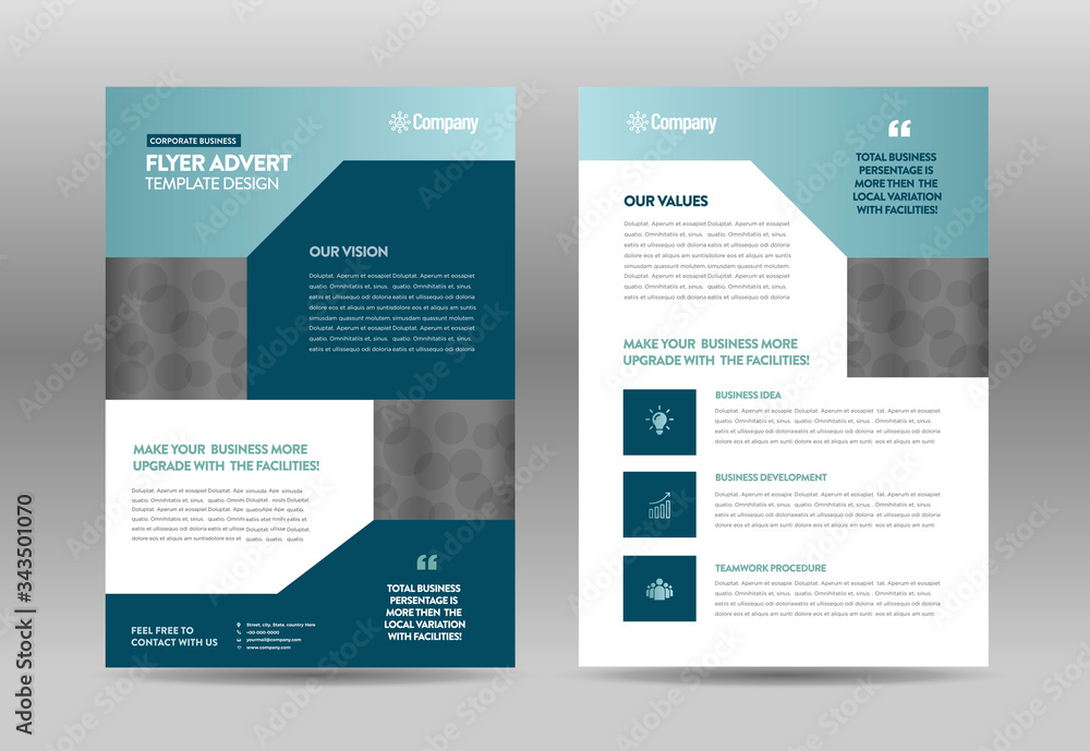 Corporate Business Flyer Design | Handout and leaflet design | Marketing sheet design