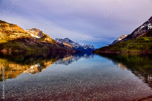 mountain lake in the morning © David Arment