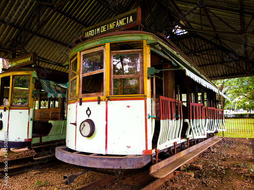 Cable car of lajinha park, Juiz de Fora, Minas Gerais, Brazil