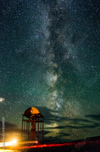 house in the night