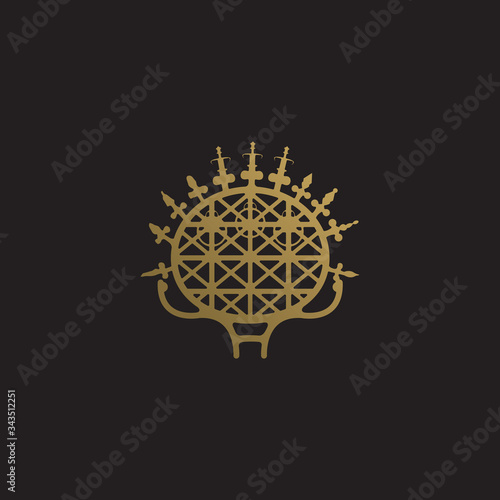 Hittite sun symbol vector drawings in Ankara, Turkey