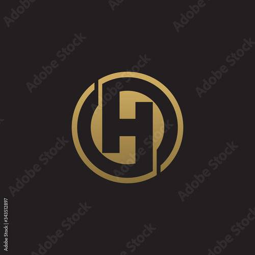 Letter H creative, corporate logo design, vector